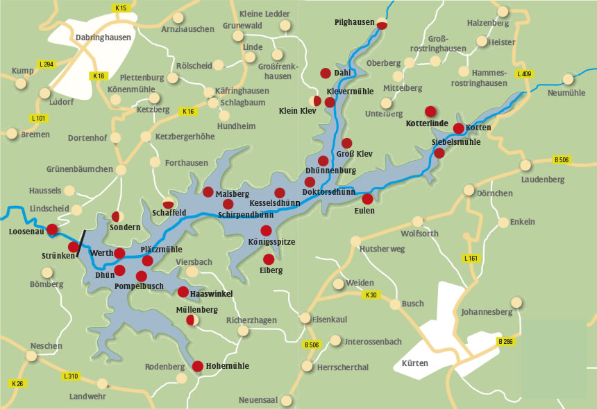 Die Hofscaften der versunkenen Dhünnlandschaft